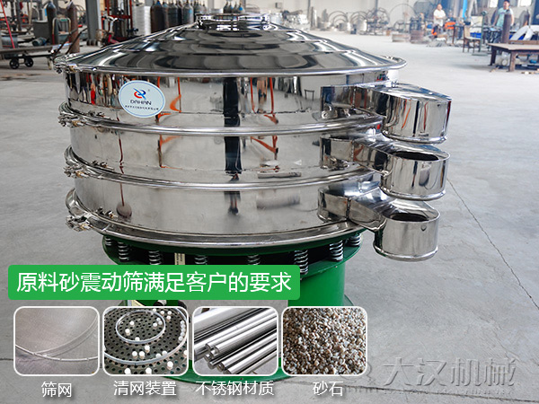 原料砂震動篩 原料砂震動篩